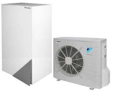 Daikin EHBX Gaiss - ūdens siltumsūkņi 4-8 kW ar atdalītu hidro moduli (apkure+dzesēšana)