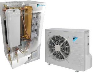 Daikin EHBX Gaiss - ūdens siltumsūkņi 4-8 kW ar atdalītu hidro moduli (apkure+dzesēšana)