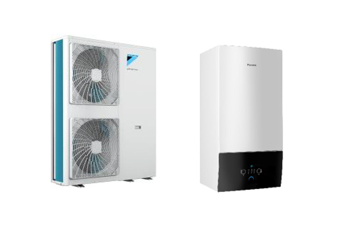 Daikin Gaiss - ūdens siltumsūkņi 11-16 kW ar atdalītu hidro moduli,  Apkure + dzesēšana